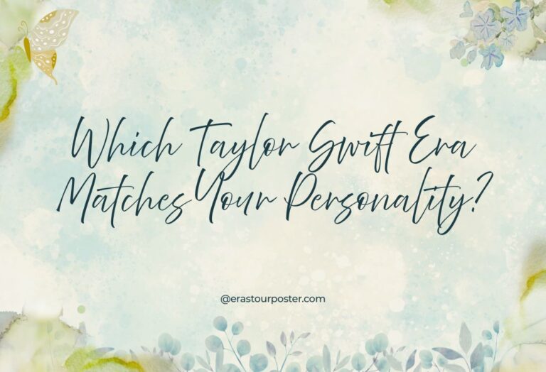 Which Taylor Swift Era Matches Your Personality?